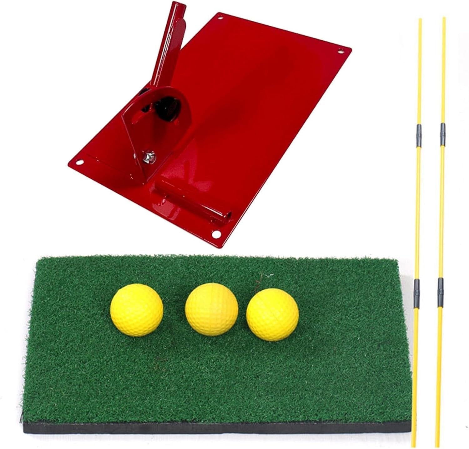 Golf Alignment Stick Holder Plate Swing Trainer Posture Corrector