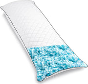 Memory Foam Body Pillow 20x60 Firm Full Support for Side Sleepers