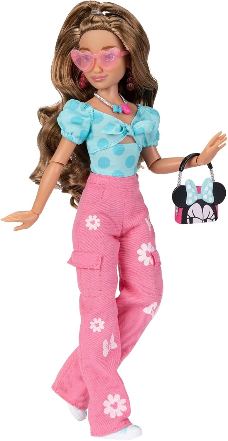 Articulated Fashion Doll 11.5in Mix Match Outfits Glitter Ring Gift