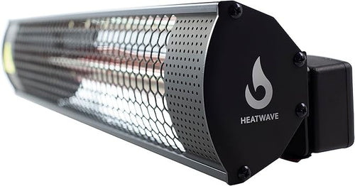 Outdoor Patio Heater 2kW Wall Mounted IP65 Weatherproof Fast Heating Compact