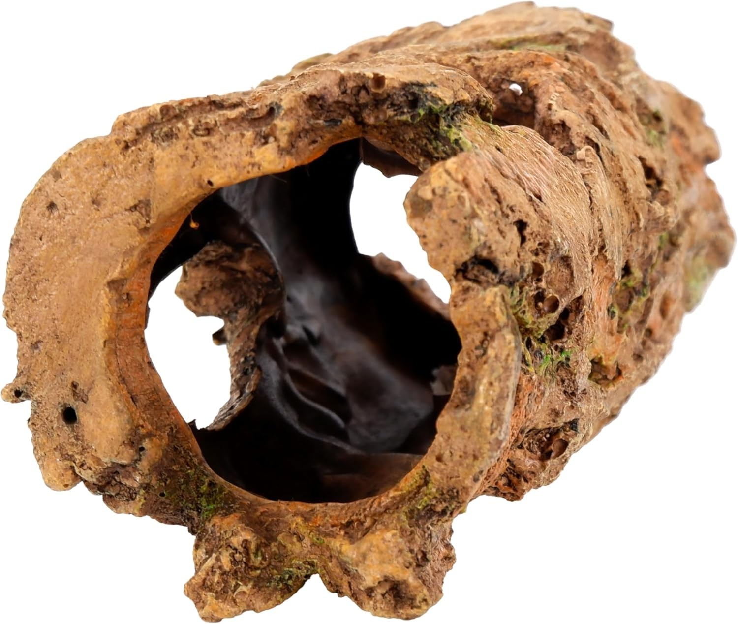 Swim Through Driftwood Aquarium Ornament 250mm Natural Resin Fish Cave Decor