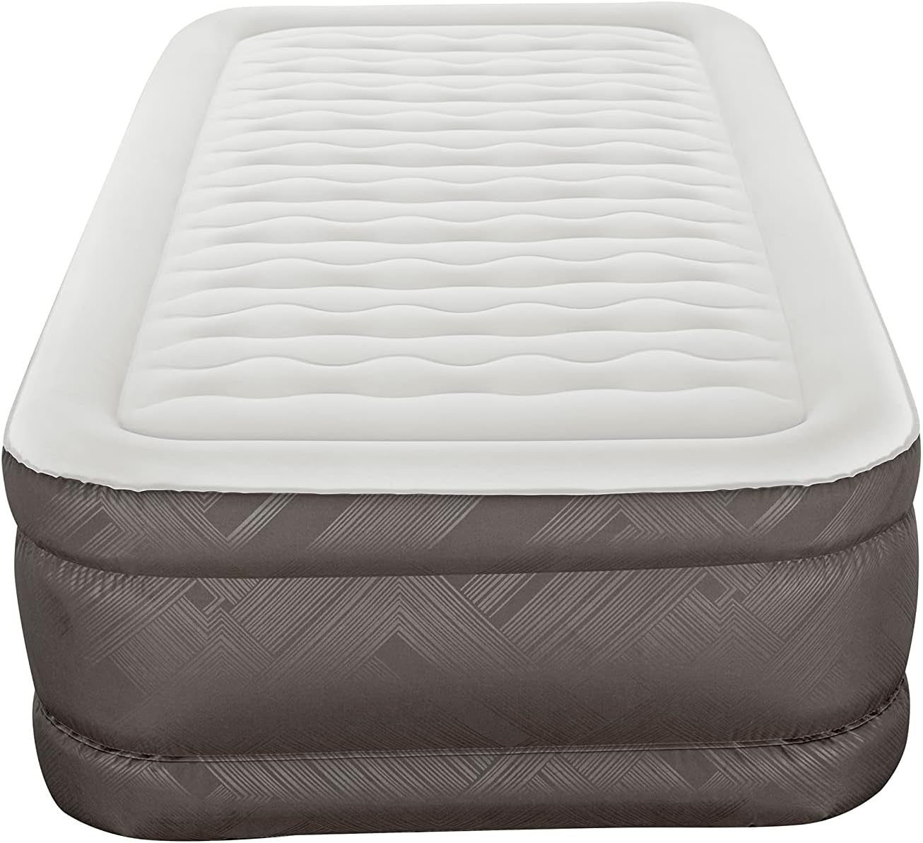 Twin Air Mattress with Built-In Pump Fast Inflate AC Pump 180kg Max Support