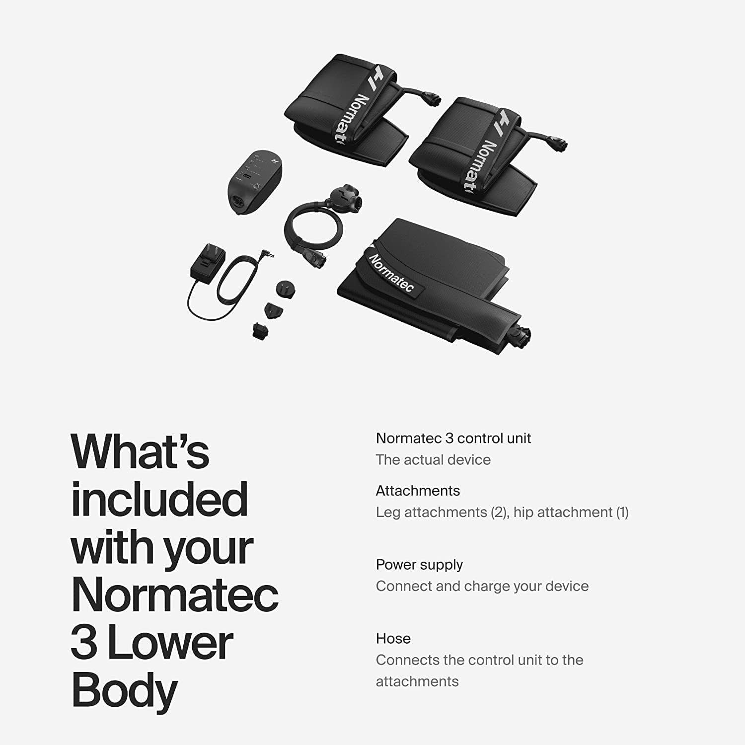 Cordless Dynamic Compression Recovery System for Legs & Hips with Remote