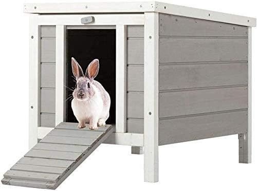 Wooden Outdoor Pet Hide House for Rabbit Cat Puppy | Lockable & Weatherproof