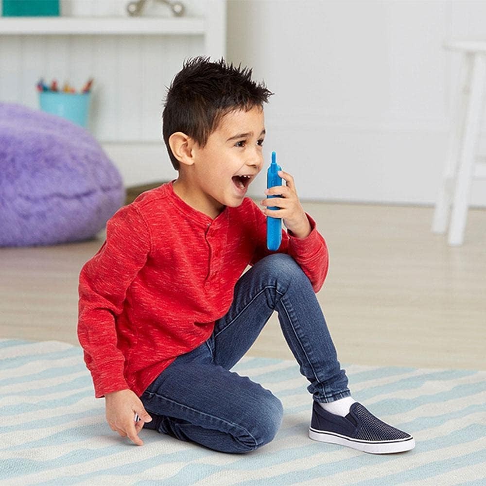 Kids Walkie Talkies 65ft Range Digital Screen Voice Effects Outdoor Toy