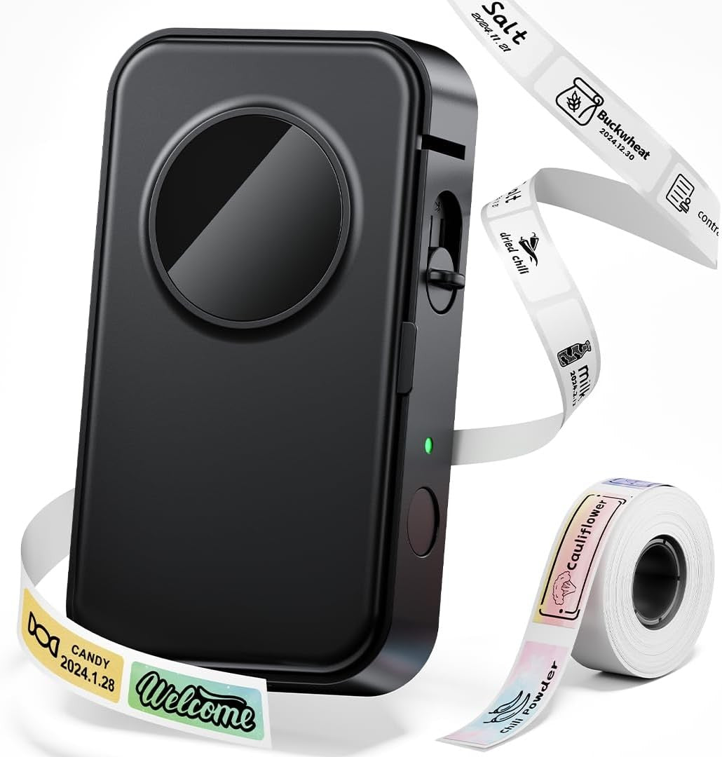 Mini Bluetooth Label Maker Portable Thermal Sticker Printe