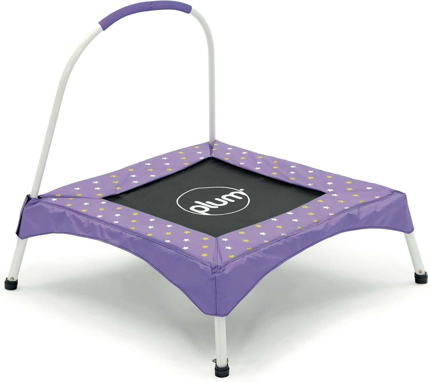 Kids Mini Trampoline with Handle Toddler Indoor Bounce Junior Fitness