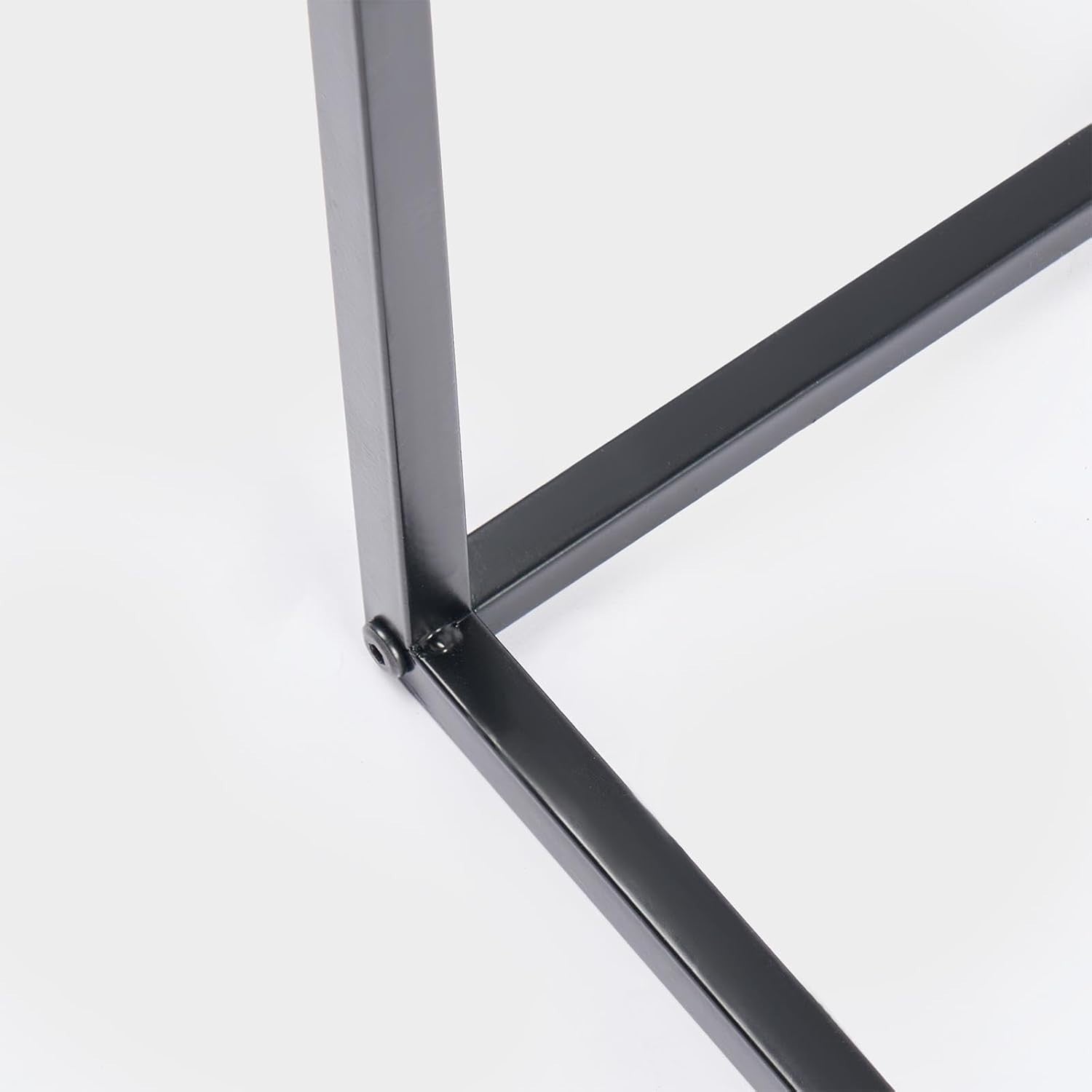 Slim Marble Effect Console Table with Metal Frame for Hallway & Entry