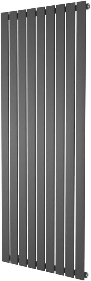 1600x610mm Vertical Anthracite Radiator Single Column Flat Panel