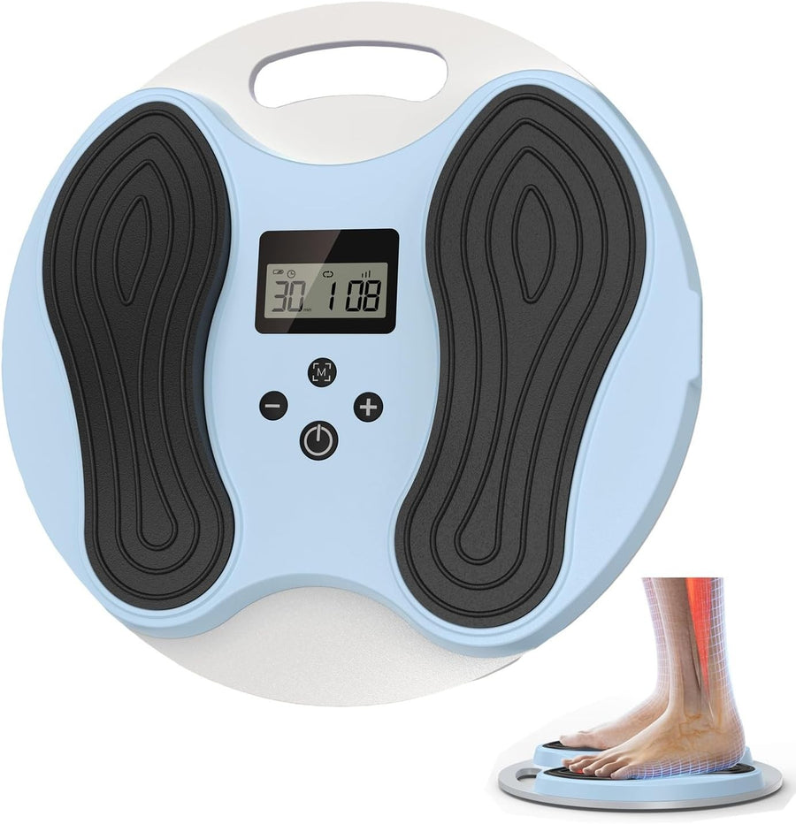 TENS EMS Foot Circulation Massager for Pain Relief Swelling Sciatica