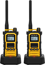 IP67 Waterproof Walkie Talkies 2 Pack 2800mAh Noise Cancel Long Range