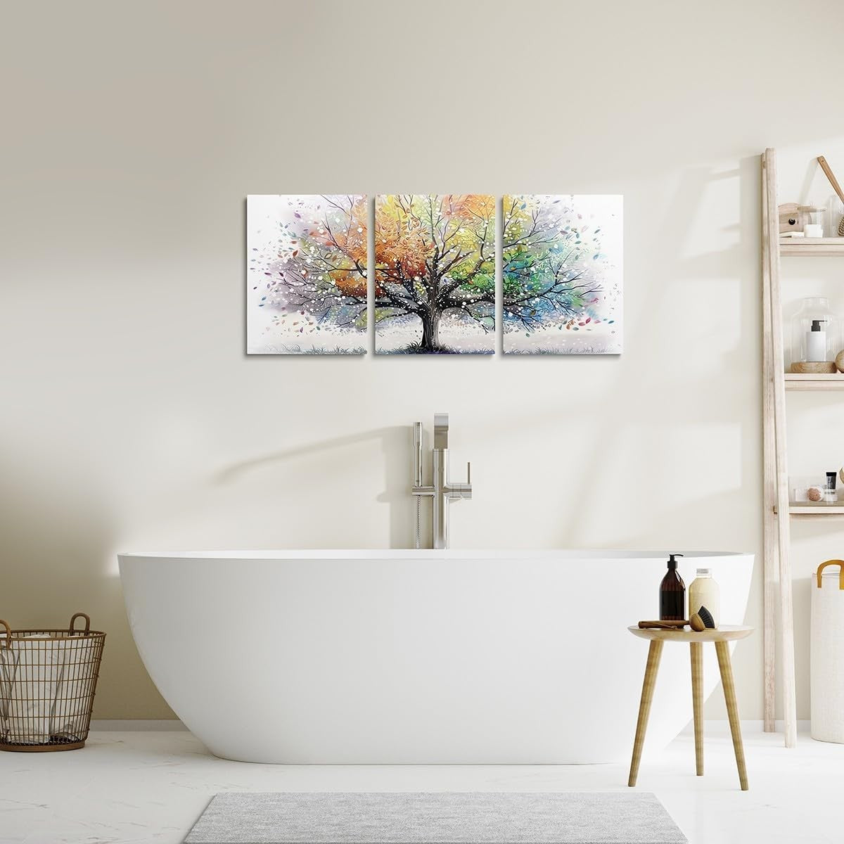 Tree of Life Canvas Wall Art 3 Piece 40x30cm Framed Set