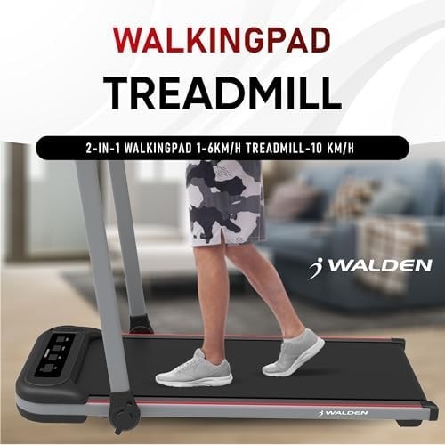 Folding Electric Treadmill with Handle Under-Desk Walking Pad Quiet Home Office