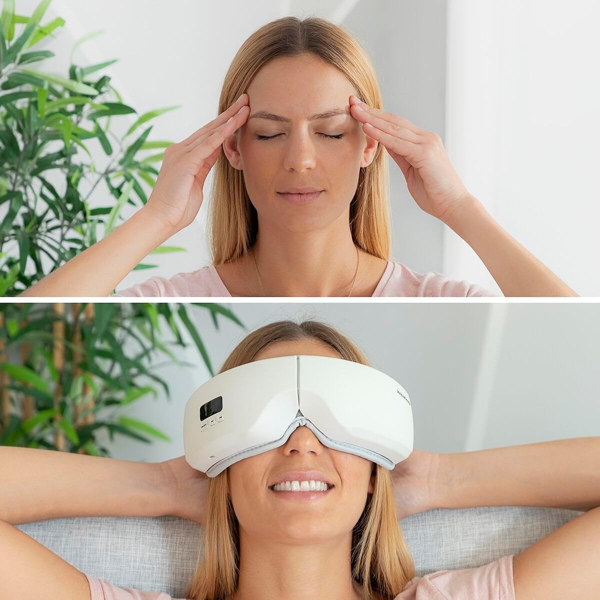 4 in 1 Eye Massager Air Compression Heat Relaxation Mask