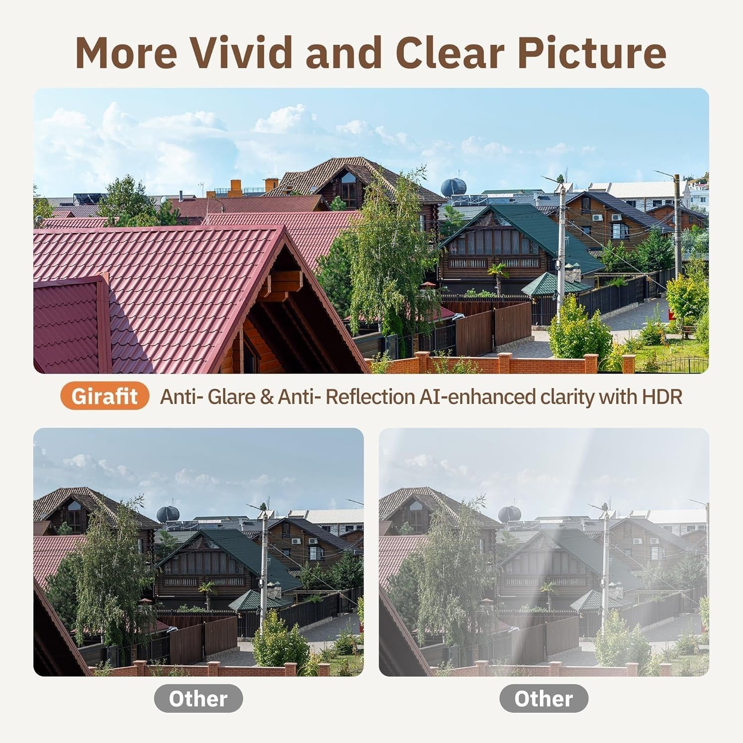 2 Pack 2K Window Security Cameras Dual Band WiFi AI Night Vision