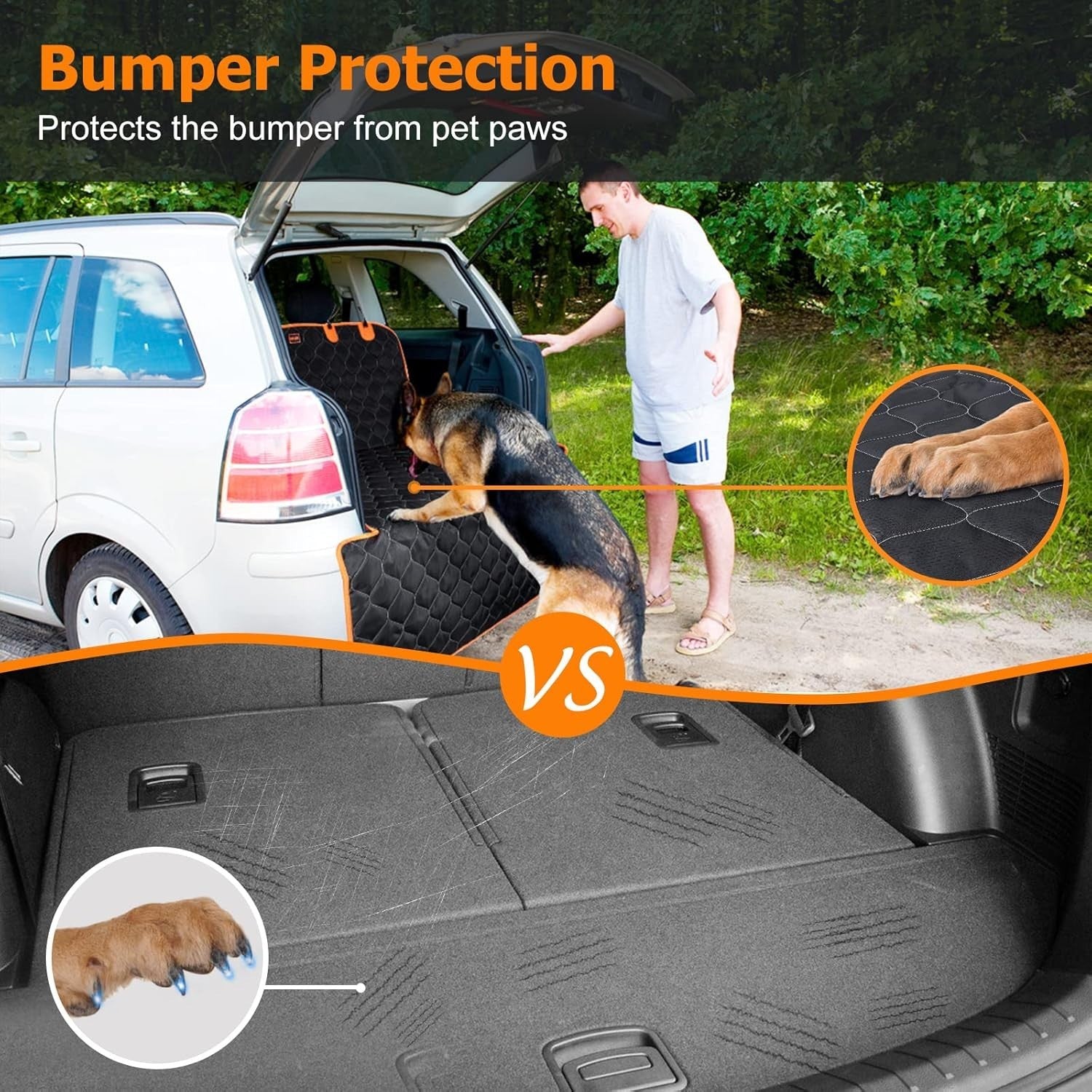 Waterproof Dog Car Boot Liner SUV Trunk Protector Non Slip Cover