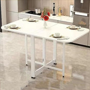 Drop Leaf Expandable Folding Dining Table – Space-Saving Multi-Use Table