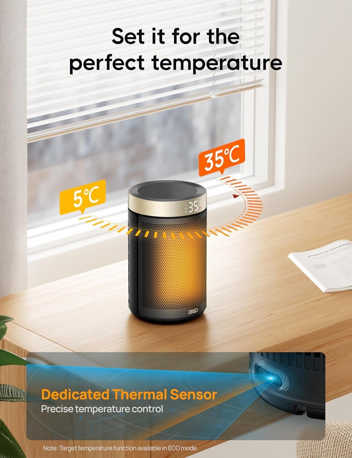 Smart 1500W Tower Heater – WiFi, Alexa, Silent, Timer & Thermostat