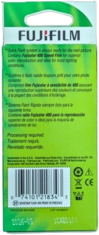 Disposable Camera 4 Pack 35mm Film Flash 27 Exposures Travel Party