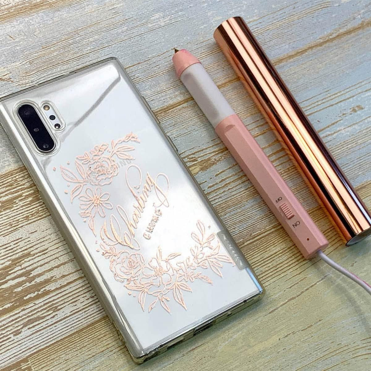 Heat Foil Pen Kit USB Hot Stamping Tool for Card Making Scrapbooking
