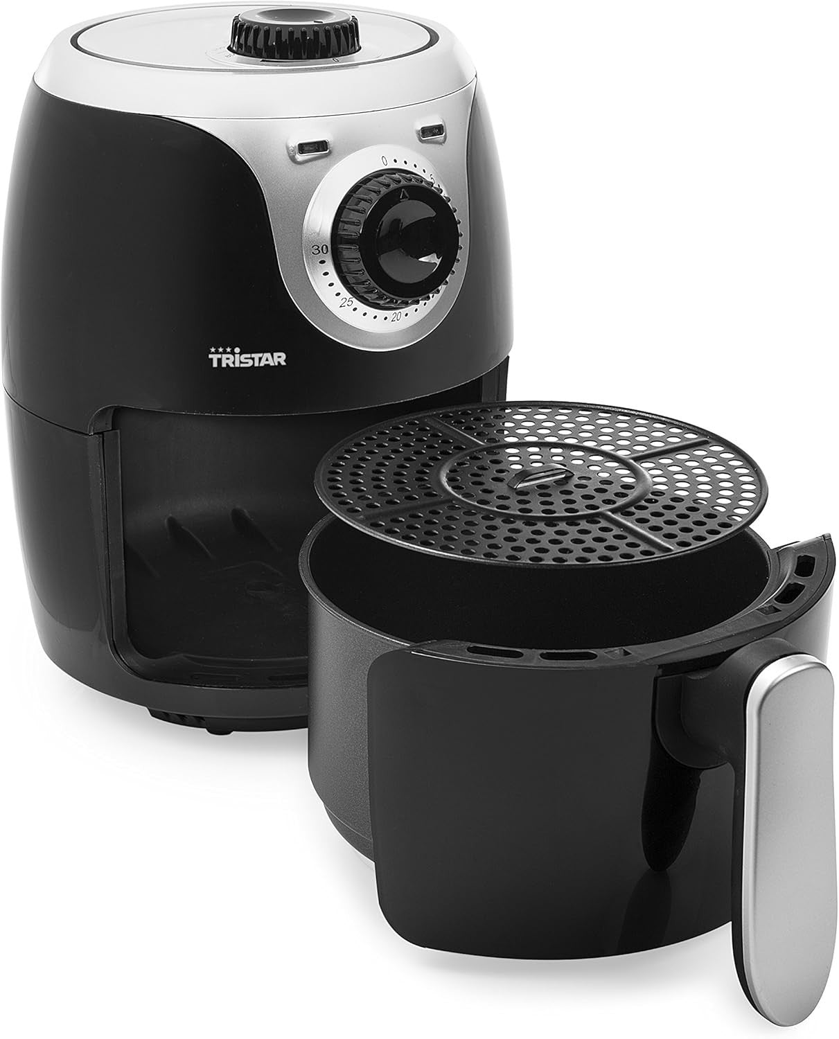 Mini Air Fryer 2L | Compact 1000W, Touch Temp Control, Low-Oil, Bake Fry Roast