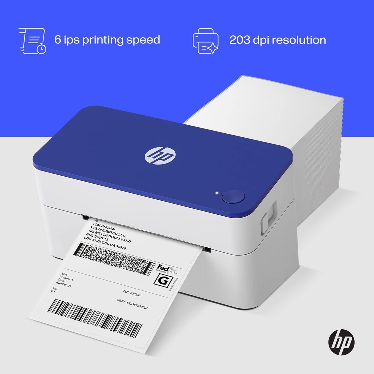 4x6 Thermal Shipping Label Printer | High-Speed 203 DPI | USB | Ecommerce Read