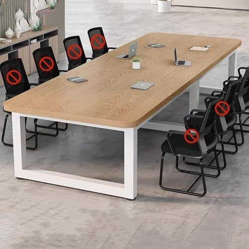 120x80cm Small Office Conference Table – 6–8 Person Meeting & Training Desk