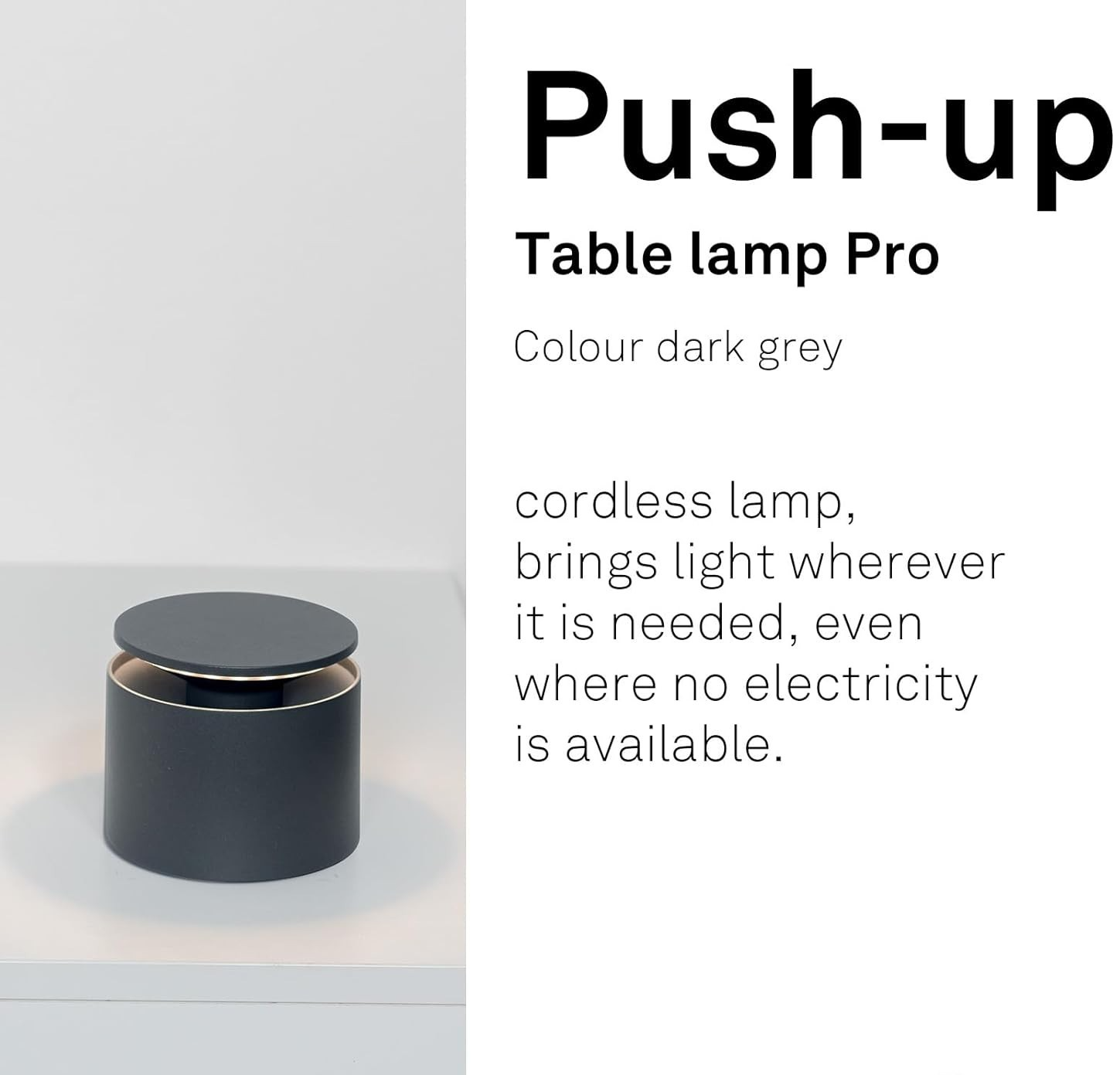 Rechargeable Touch Control LED Table Lamp | Outdoor Safe, Dimmer, Modern