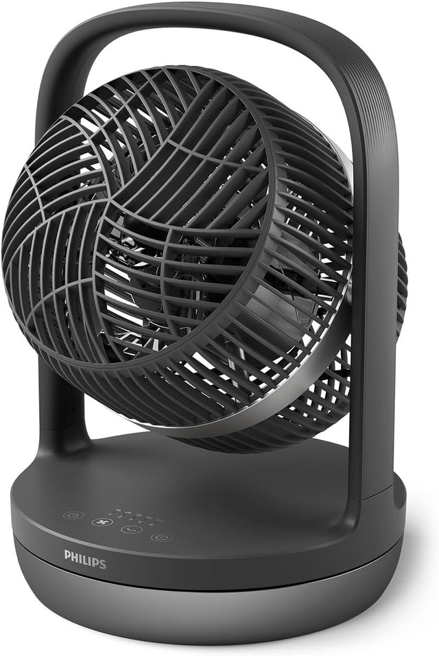 Ultra Quiet Oscillating Desk Fan – 23dB 3-Speed Air Circulator 180° Tilt Timer