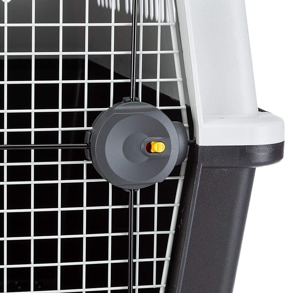 Large Dog Travel Kennel 101x68.5x75.5cm Durable Lockable Plastic Crate