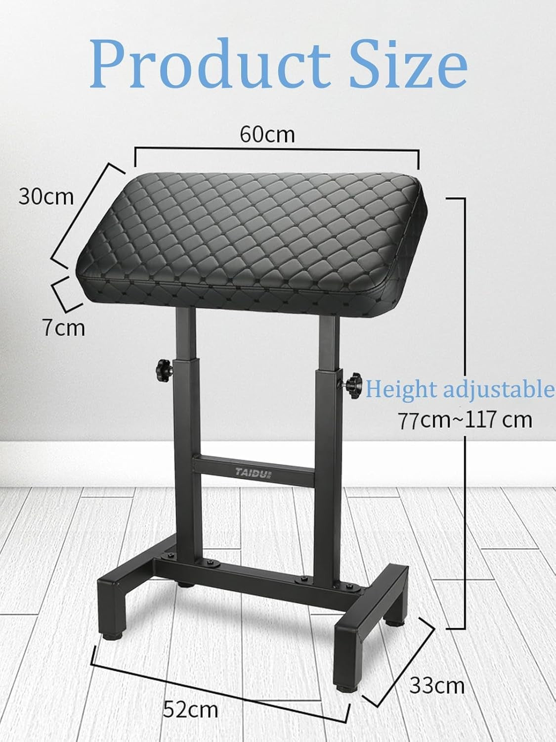 Tattoo Arm Rest Stand Adjustable Arm Support with Tray Professional Studio