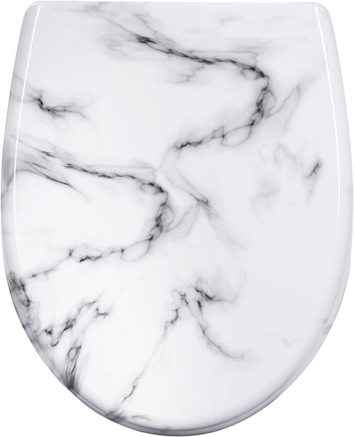 Soft Close Toilet Seat Quick Release O-Shape Duroplast 175kg Load Capacity