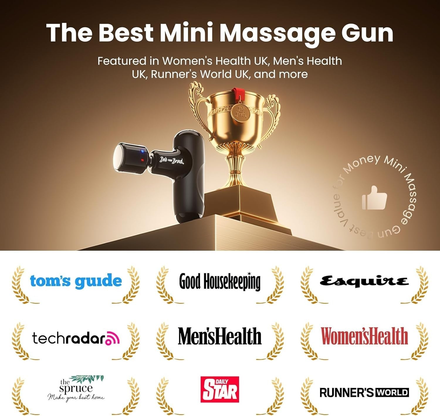 Mini Massage Gun Heat Cold Therapy Deep Tissue Muscle Recovery Quiet Portable