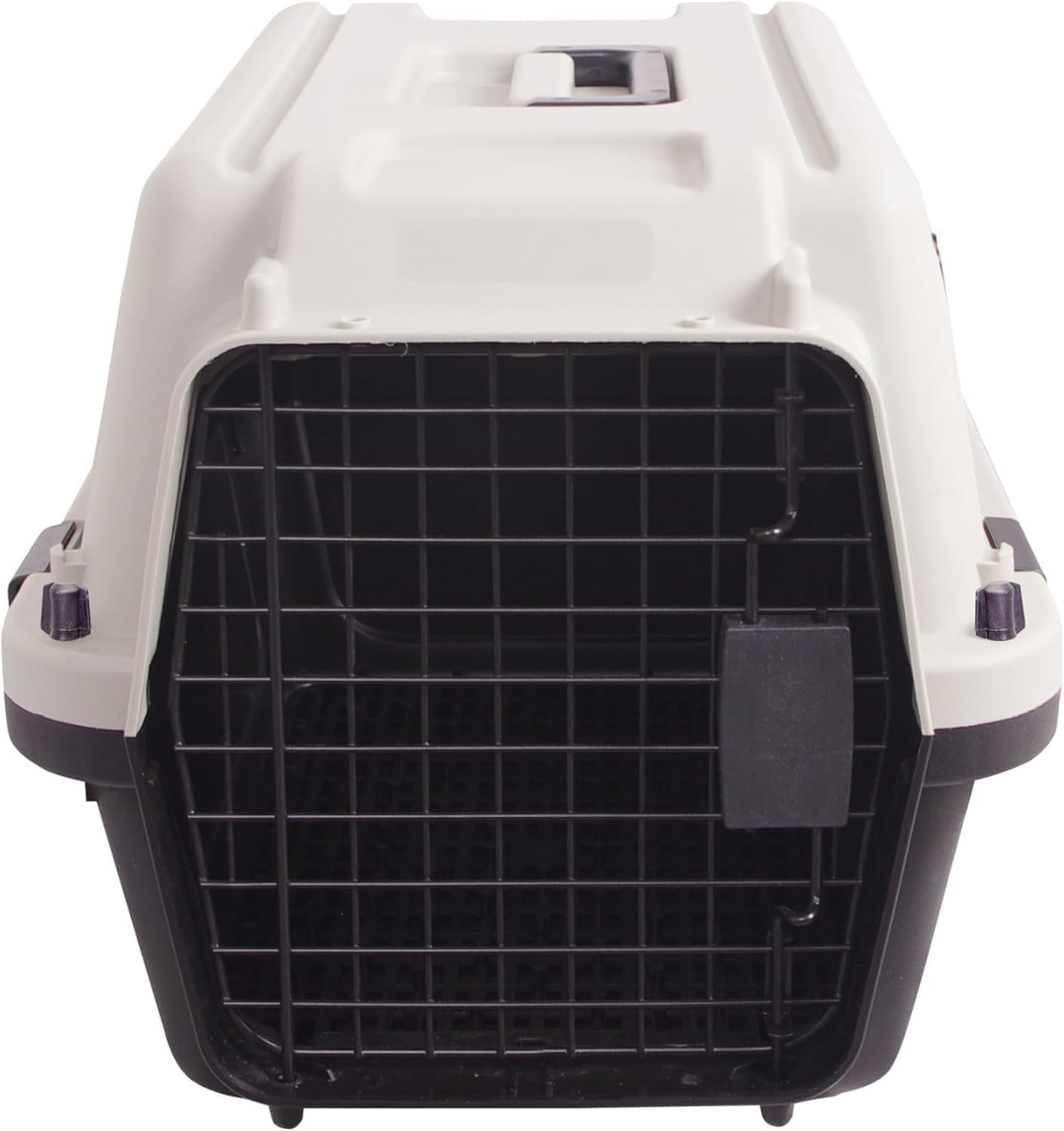 Portable Durable Plastic Dog Cat Travel Crate with Wire Door – Collapsible
