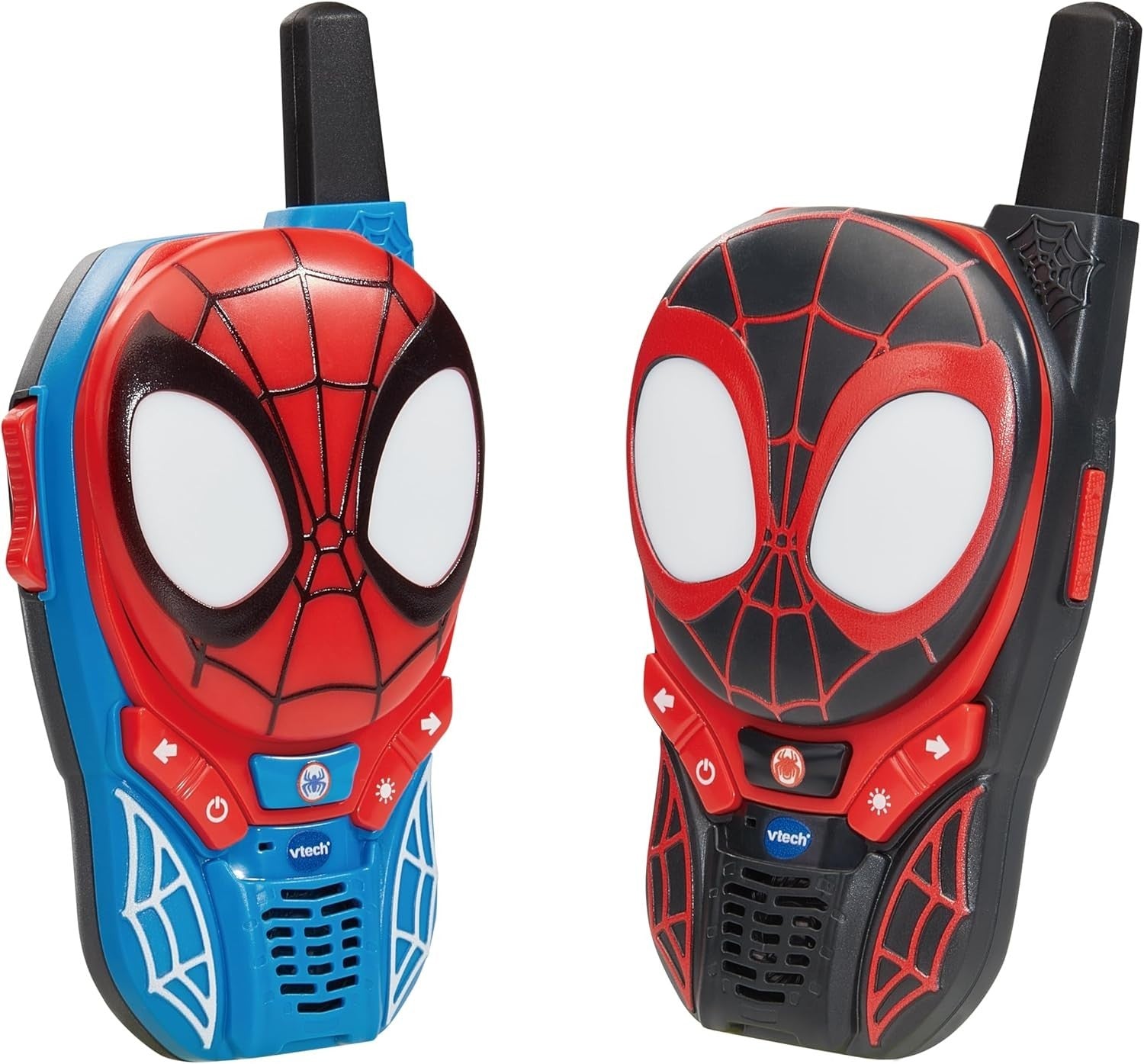 Kids Spidey Walkie Talkies 2 Pack Light Up Toys 200m Range Gift