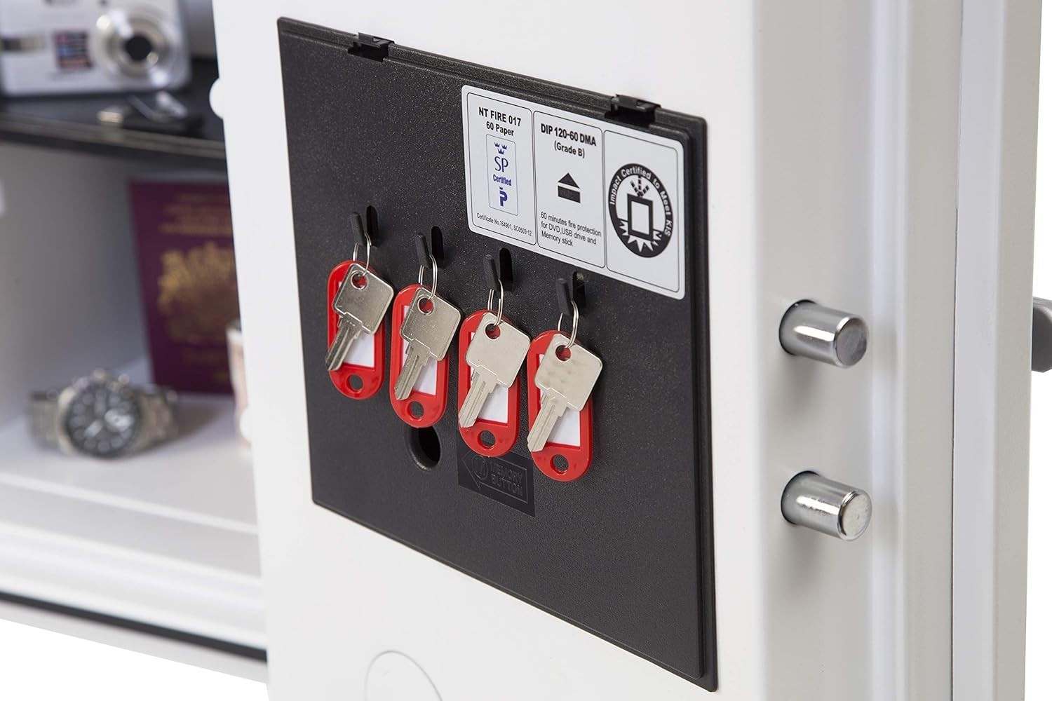 Fireproof Safe Box Key Lock 19L Security Safe Cash Document Storage