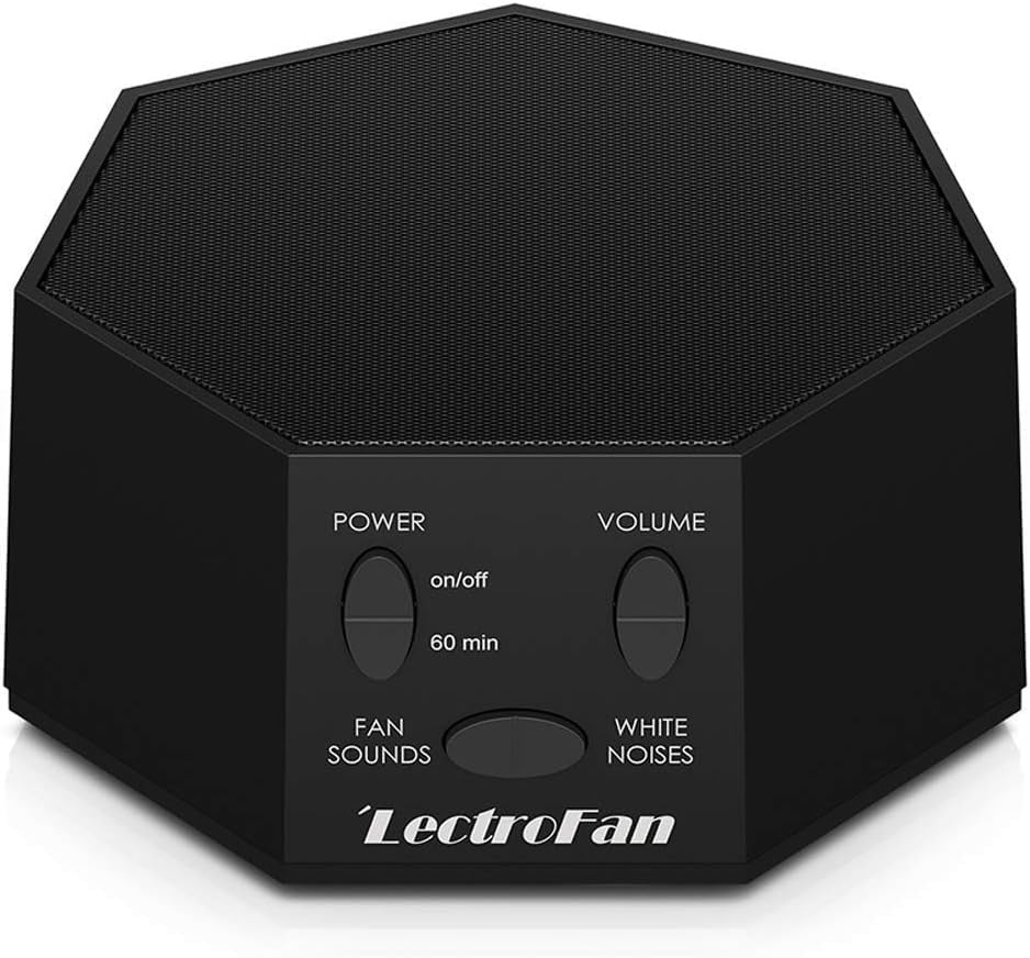 Black  Noise Machine & Fan Sounds for Sleep, Travel, and Sound Masking