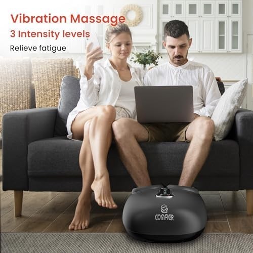 Foot Massager with Heat, Shiatsu, Deep Kneading, Vibration & Compression