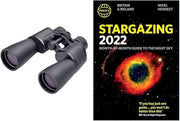 10x50 Powerful Binoculars Waterproof HD Optics Stargazing Set with Guide Book