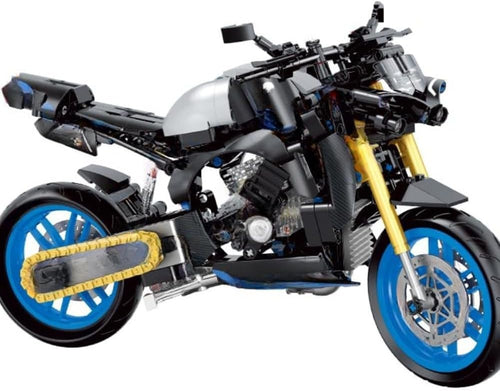 638-Piece Motorcycle Building Kit with Realistic Details & Fun Build
