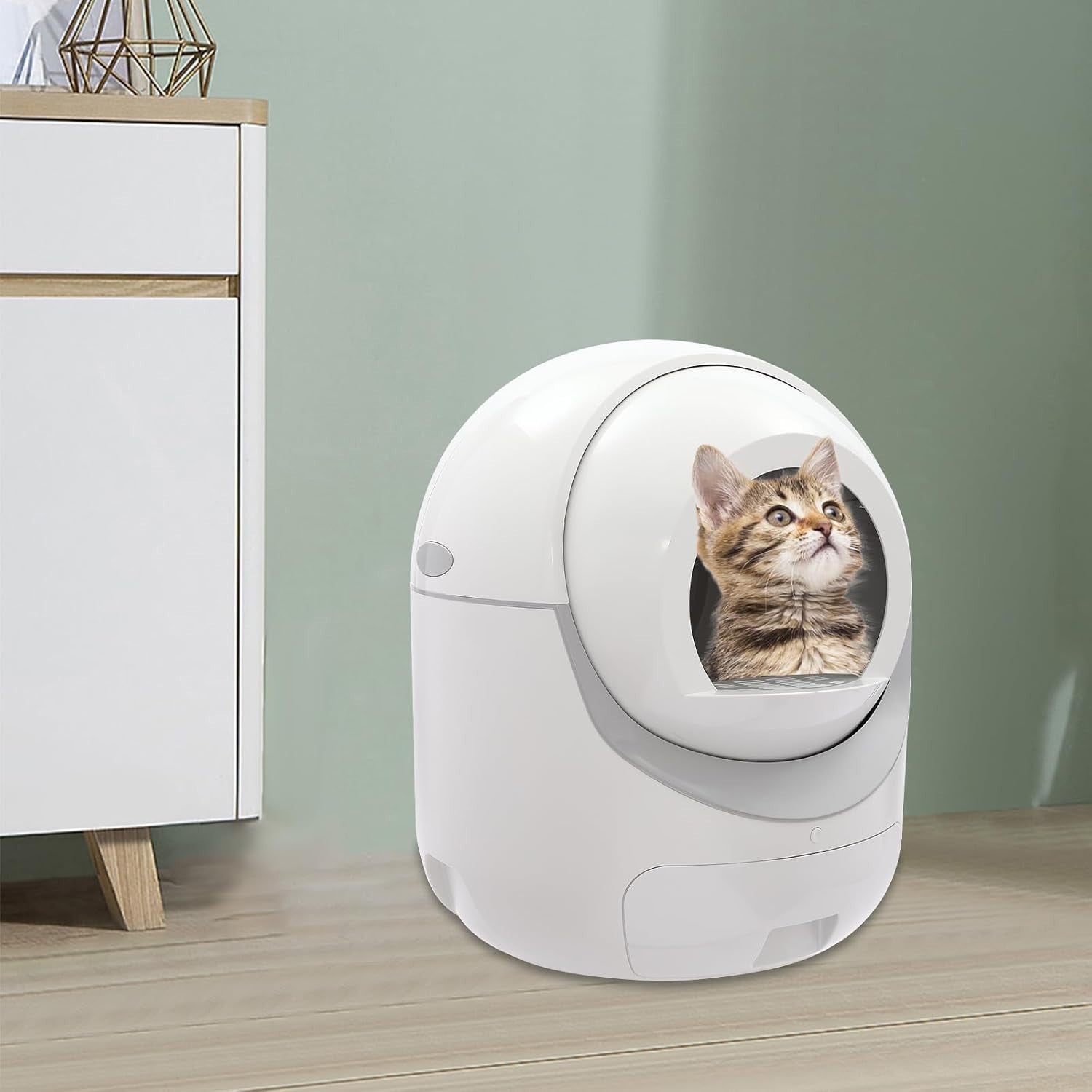 Self Cleaning Cat Litter Box 60L APP Control Auto Smart Multi Cat