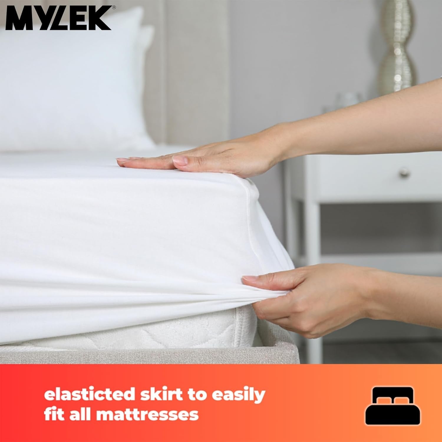 Electric Heated Underblanket Single Fitted Washable Fast Heat Safe Night