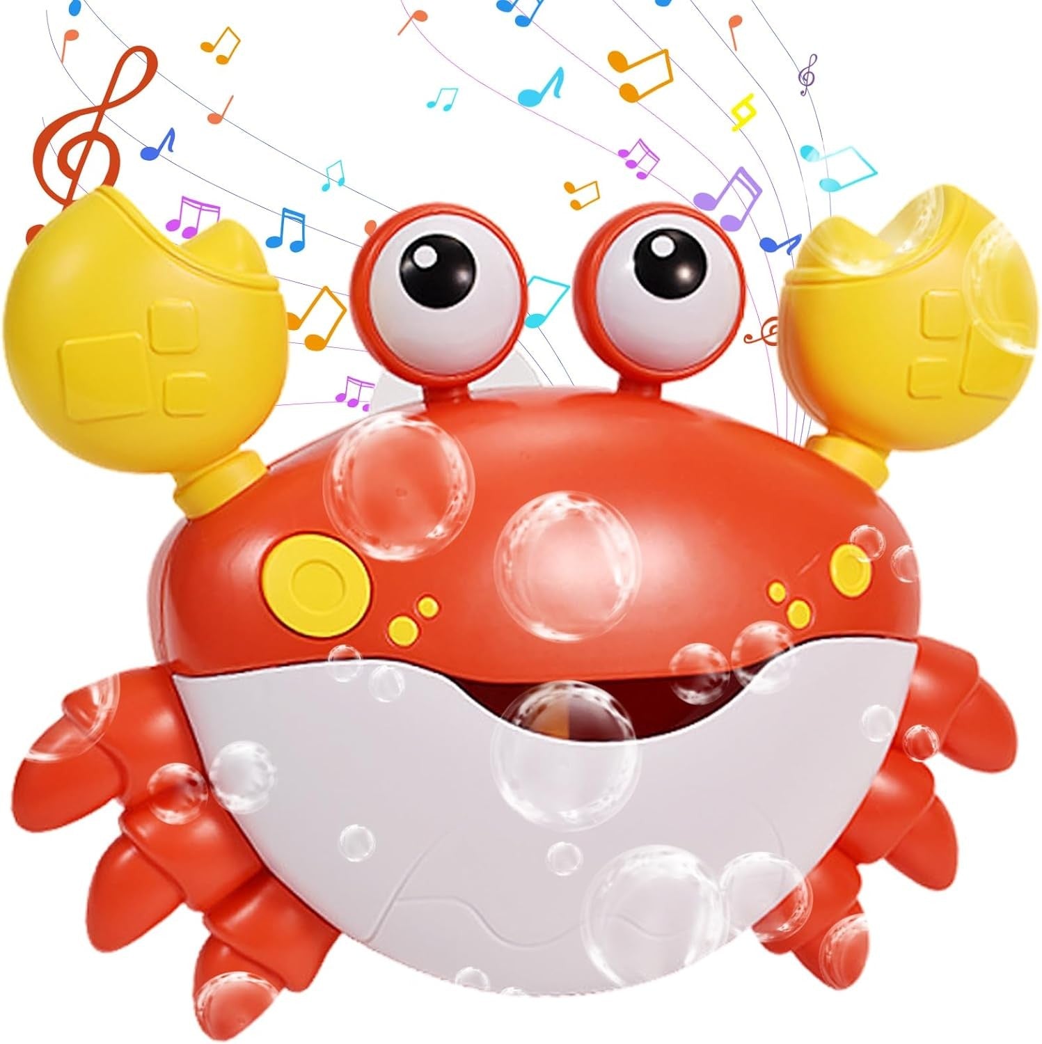 Rechargeable Crab Bath Bubble Toy with Music 12 Songs