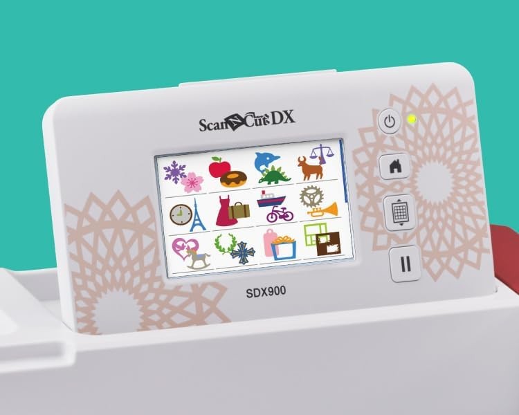 Electronic Cutting Machine with Built-In Scanner Craft Vinyl Paper Cutter