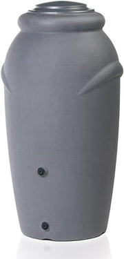 210L Grey Garden Water Butt with Tap & Complete Connection Kit