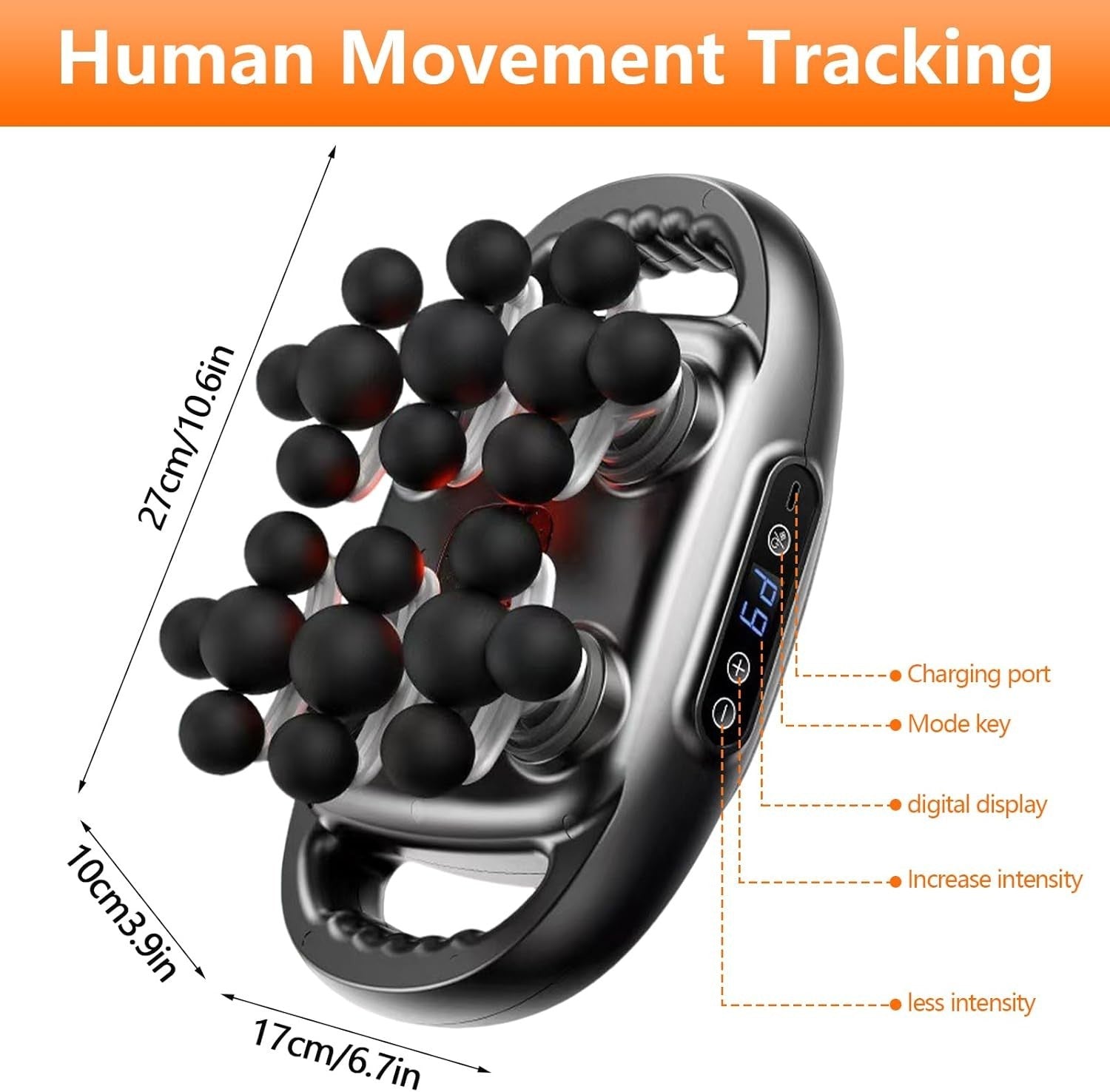 22 Head Deep Tissue Massage Gun Full Body Back & Neck Massager 9 Speeds