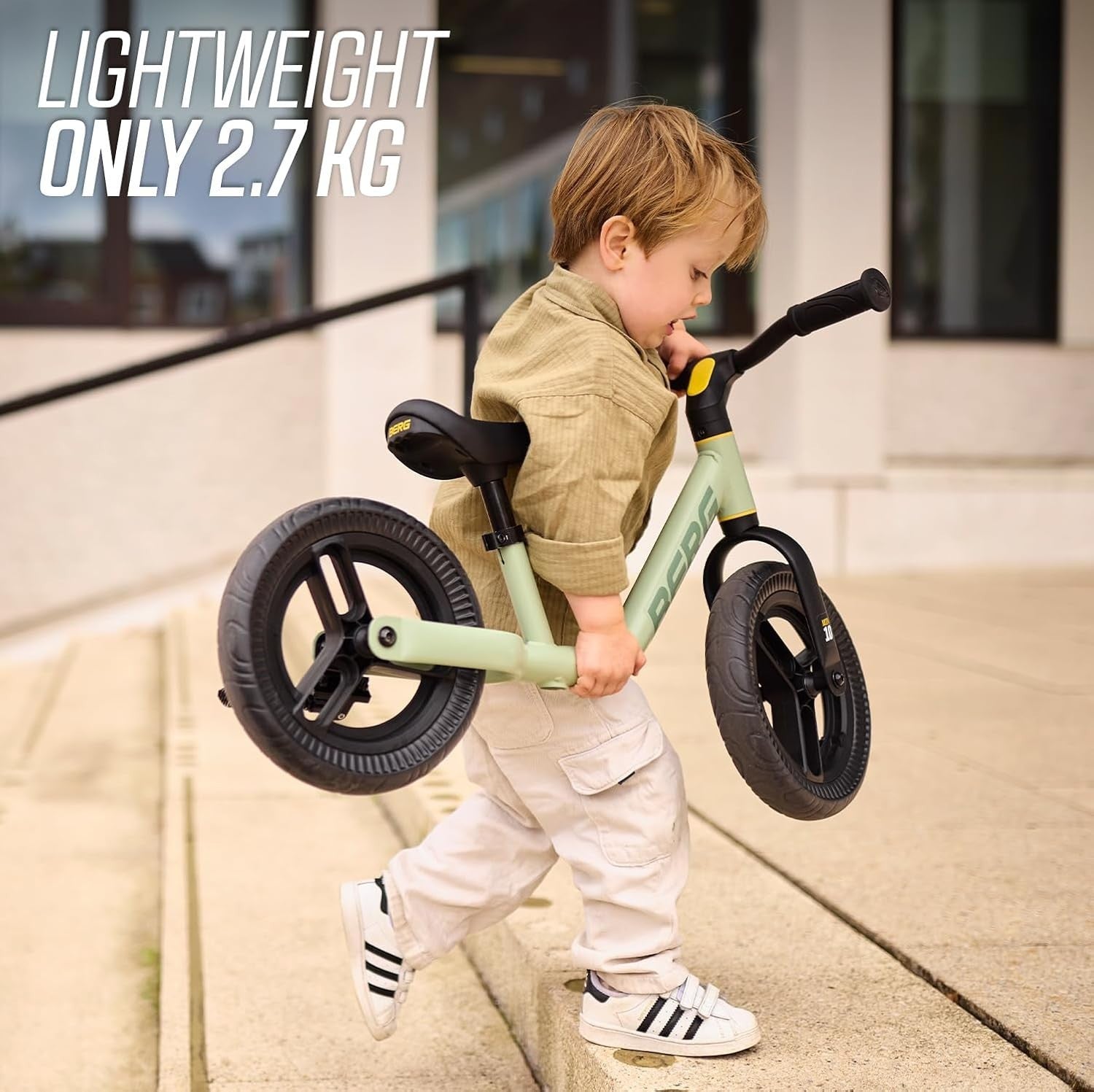 10 Inch Balance Bike Kids Adjustable Seat EVA Tires Lightweight Age 2+