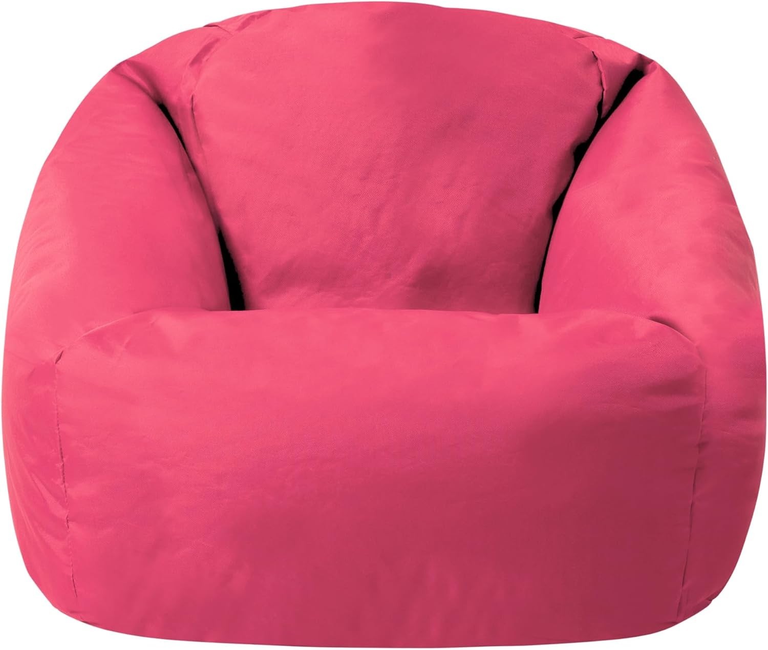 Kids Bean Bag Chair Large Pink Water-Resistant Seat for Playroom Garden