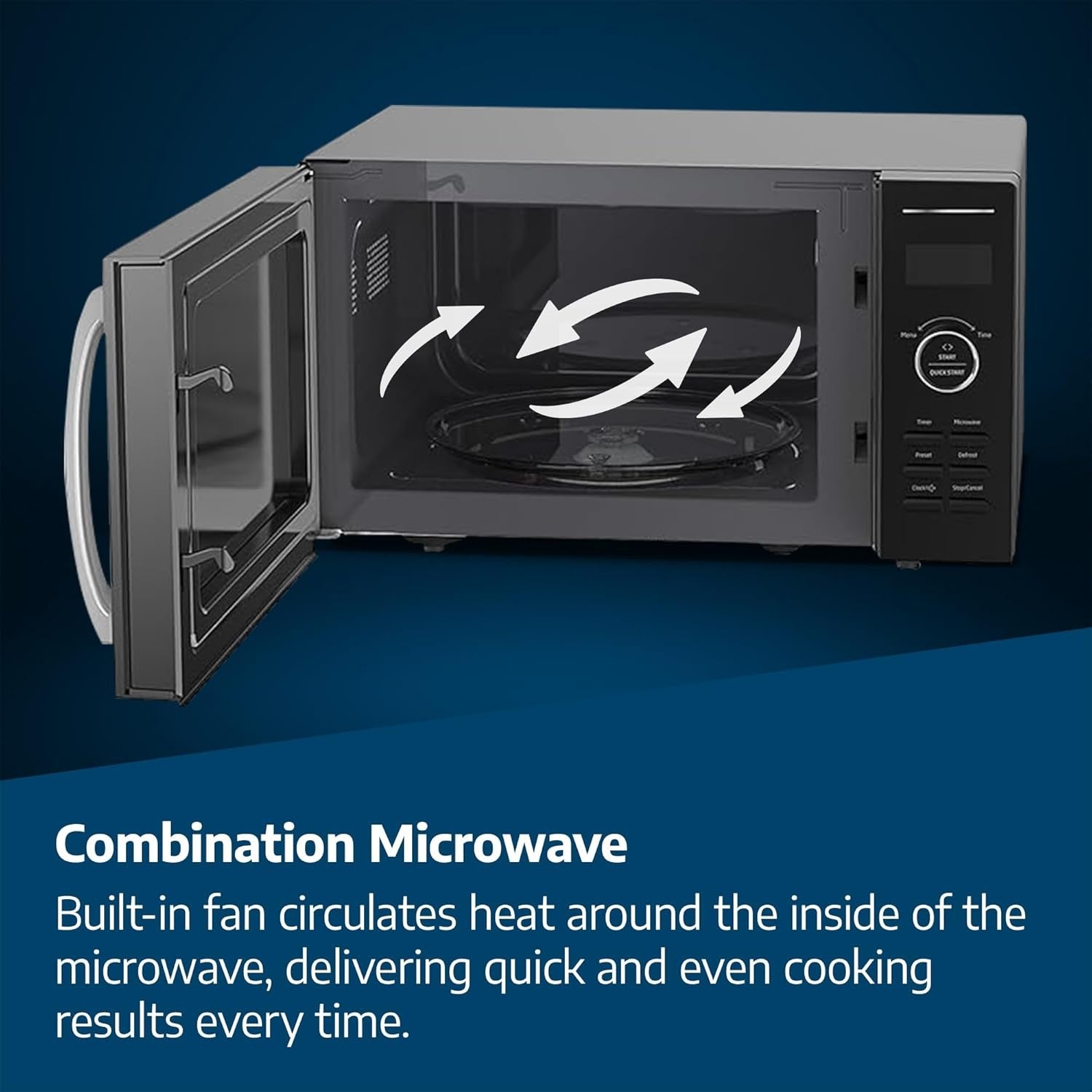 25L 900W Combination Microwave Convection Grill Defrost Digital Oven