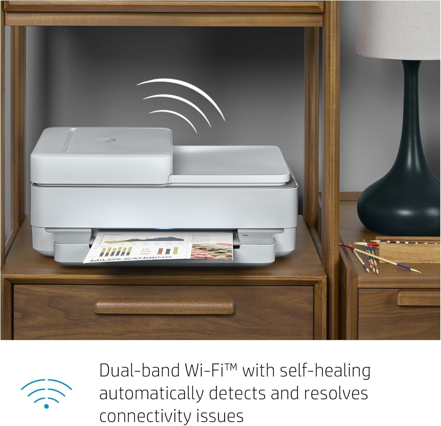 White All-in-One Colour Laser Printer WiFi Duplex | Fast 21ppm A4 Scanner